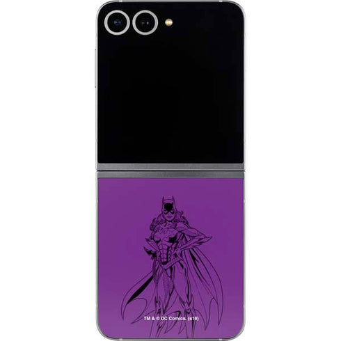DC Comics Batgirl Comic Pop Galaxy Z Flip6 Skin